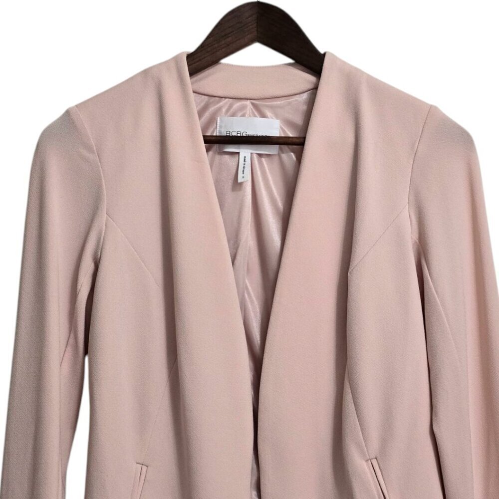 Bcbgeneration Open Front Essentials Blazer In Ros… - image 3